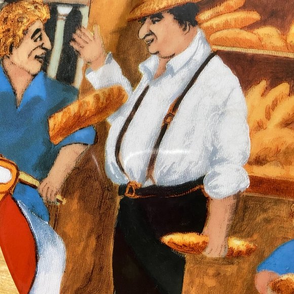 Tuscan Storefronts "PANETTERIA" Guy Buffet Dinner Plate Replacement - Picture 5 of 7